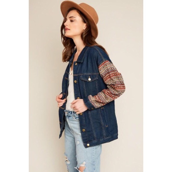 Jackets & Blazers - 🔥HOST PIC🔥🌟TONI KNIT DENIM JACKET🌟